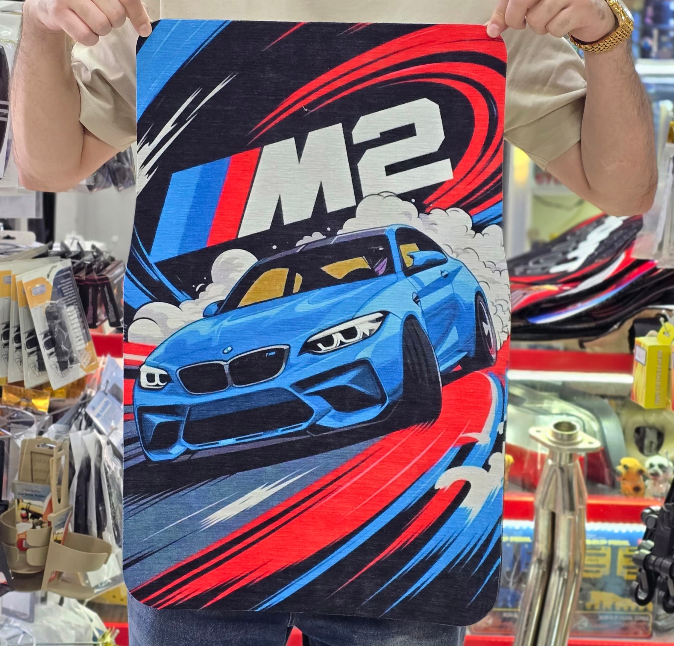کفپوش چهار تیکه طرح BMW M2
