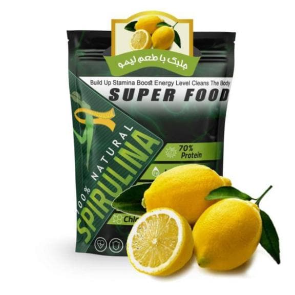 اسپیرولینا جلبک لاغری با طعم لیمو | Spirulina Limon