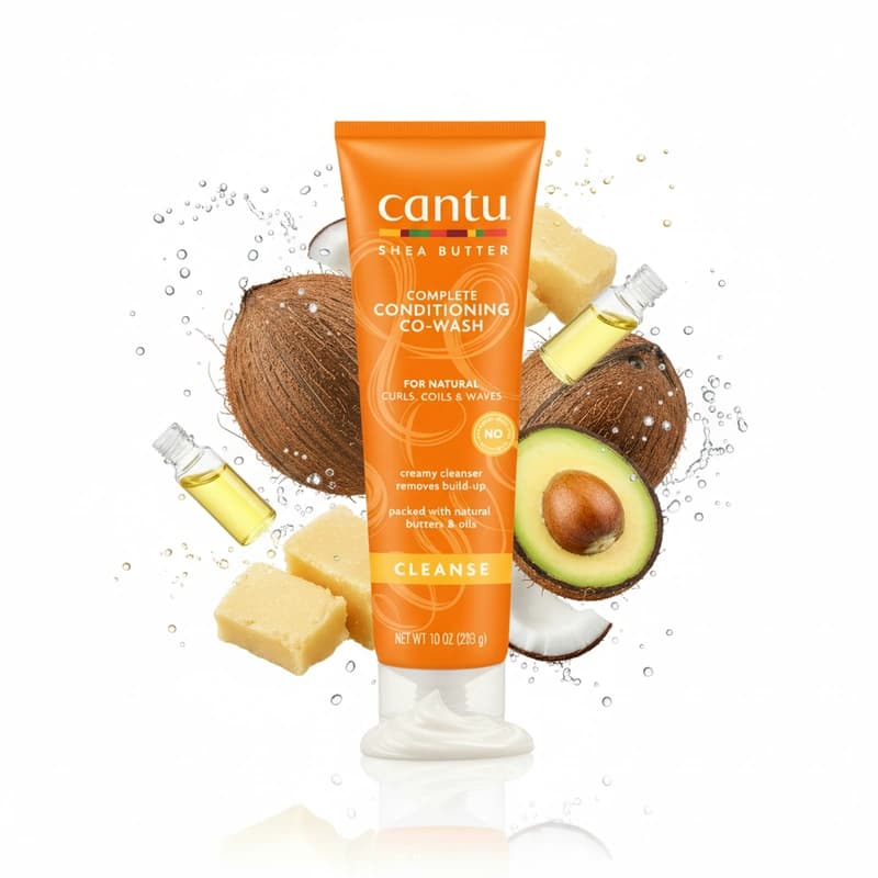 شامپو موهای فر کنتو Cantu حجم 283 گرم — تصویر ۳