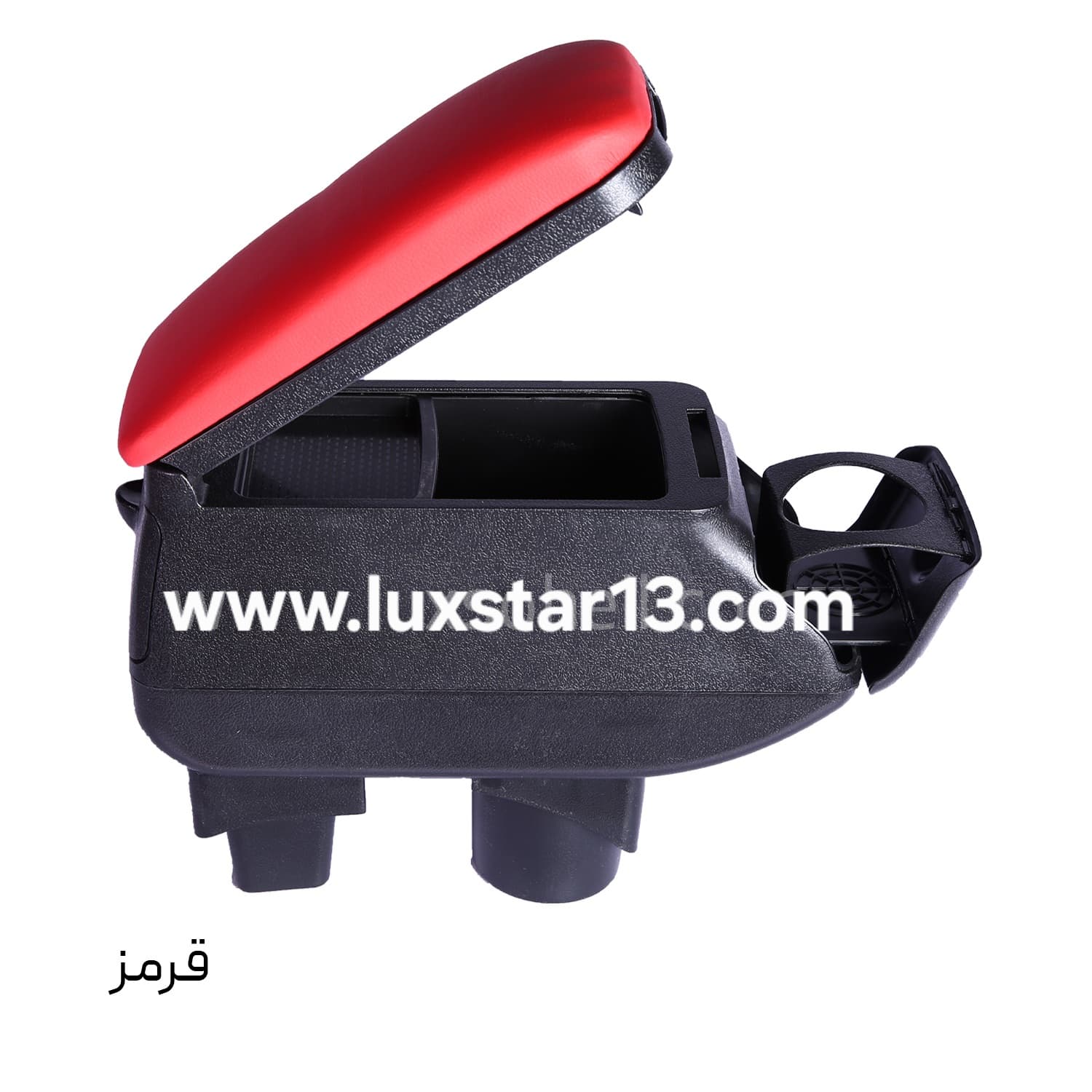 کنسول وسط پراید تیبا ساینا کوییک دو لیوان mpقرمز مشکی — تصویر ۲