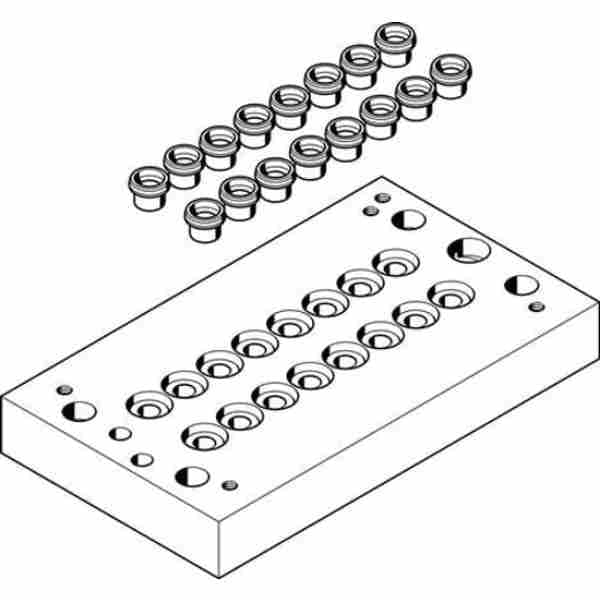 بلوک زیر شیری پنوماتیک فستو CPV14-VI-P8-1/8 (163897)