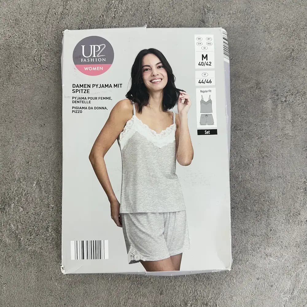 ست تاپ و شلوارک گیپوردار زنانه UP2 Fashion سایز M