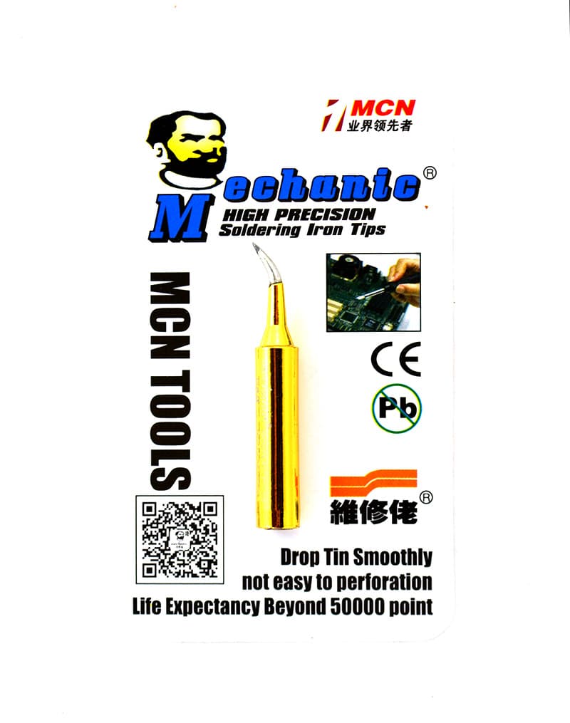 نوک هویه مکانیک کج طلایی MECHANIC SOLDERING TIP GOLD