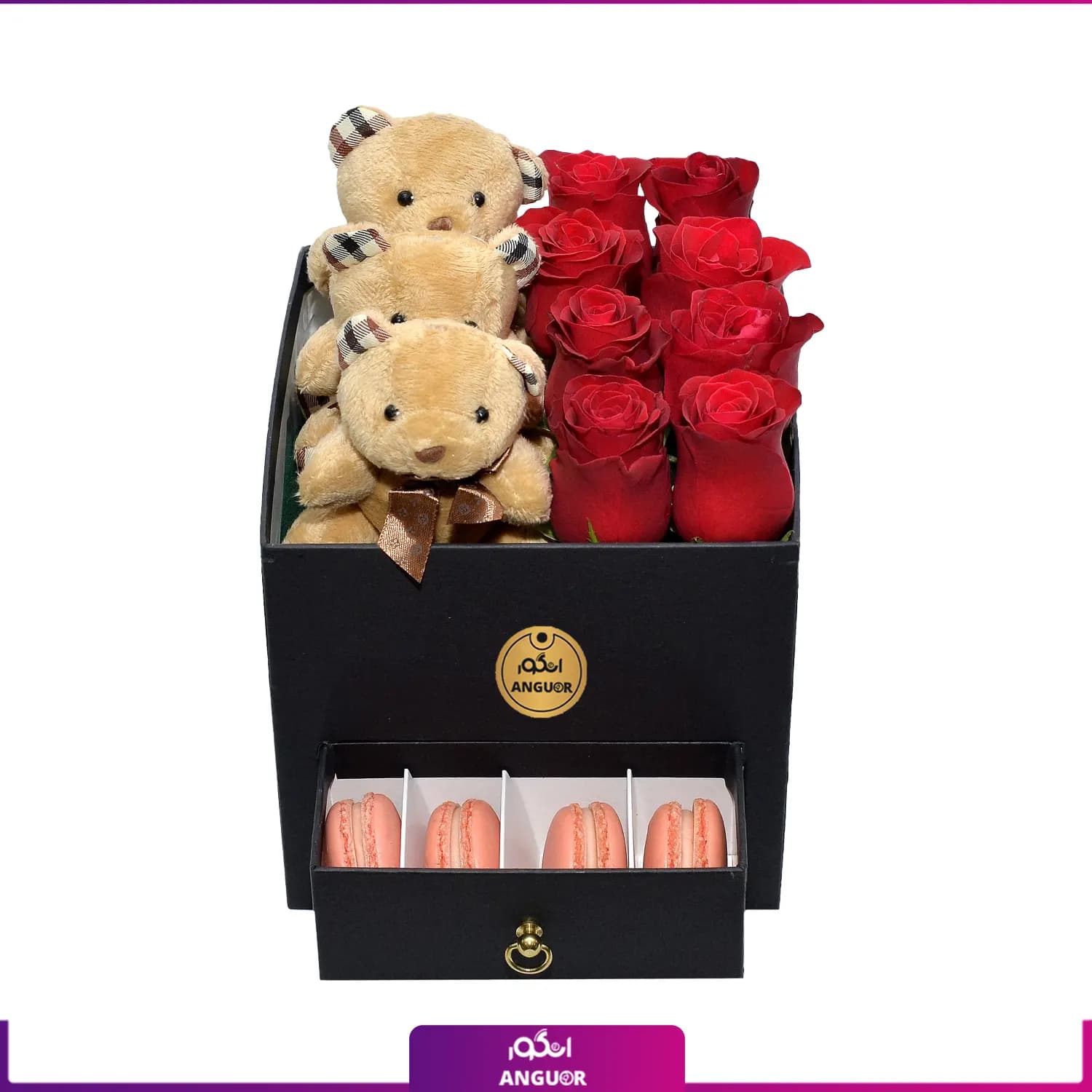 box of red roses (طرح بین الملل کلاسیک)