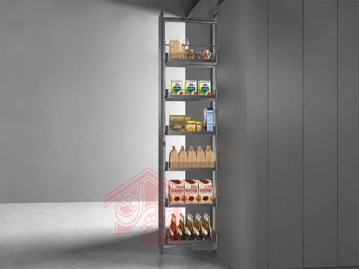 سوپری ریل وسط شیشه ای یونی هوپر کد 1205S.GG ارتفاع 197-227