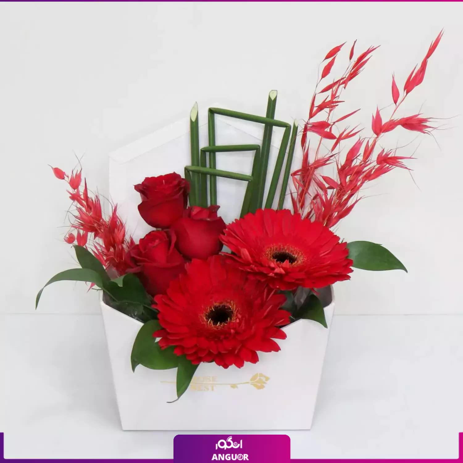 باکس گل شادی (مدل پاکت نامه)