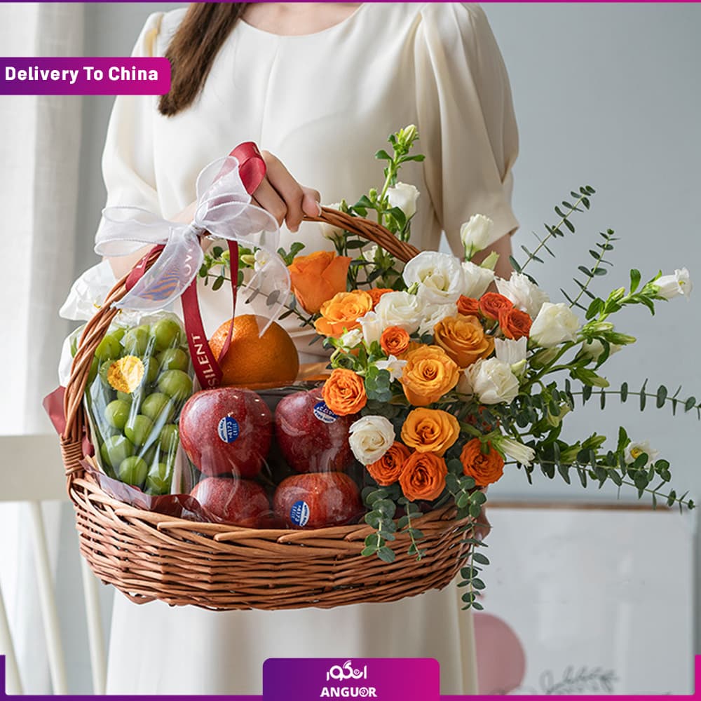 سبد میوه کریسمس آفتابی (تحویل در چین) — تصویر ۲