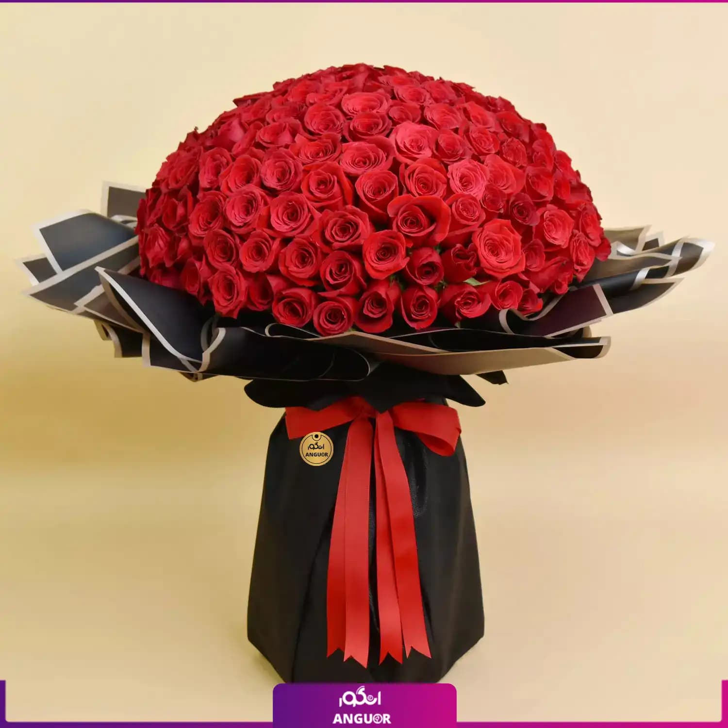 Red Roses Bouquet (طرح بین الملل کلاسیک)