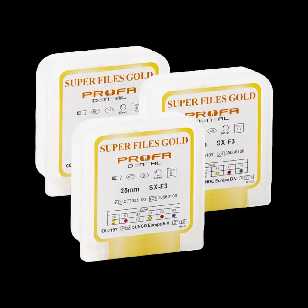 فایل روتاری گلد پروفا طلایی Super File Gold PROFA 25MM — تصویر ۳