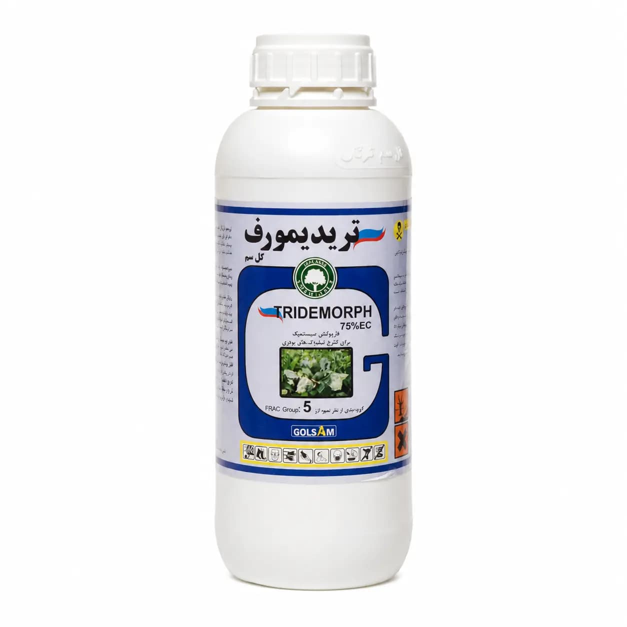 قارچ کش تریدمورف کالیکسین ۷۵٪ گلسم ۱ لیتری (فروش عمده – کارتن ۱۲ عددی) — تصویر ۲