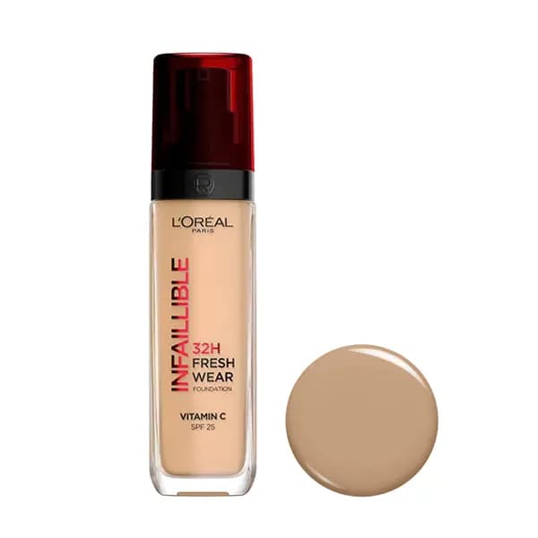 کرم پودر شیشه‌ای لورآل Loreal شماره 220 — تصویر ۳