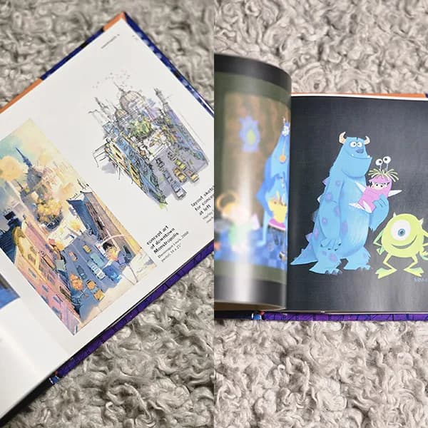 آرت بوک انیمیشن کارخانه هیولاها The Art of Monsters, Inc — تصویر ۳