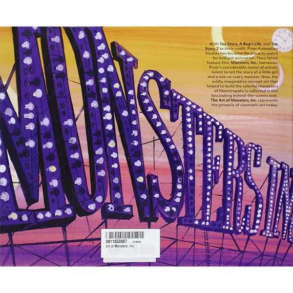 آرت بوک انیمیشن کارخانه هیولاها The Art of Monsters, Inc — تصویر ۴