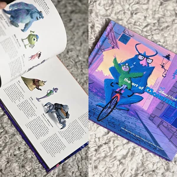 آرت بوک انیمیشن کارخانه هیولاها The Art of Monsters, Inc — تصویر ۲