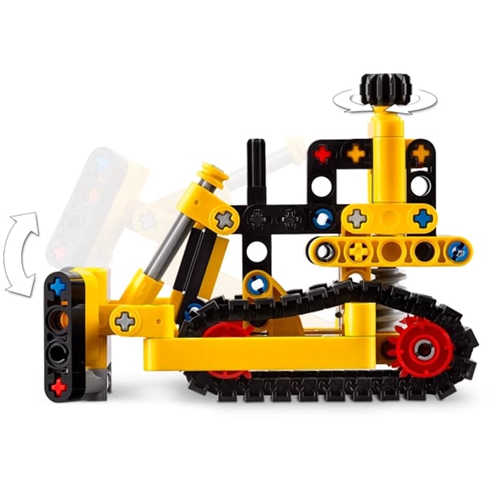 ساختنی لگو Technic مدل Heavy-Duty Bulldozer 42163 اورجینال — تصویر ۲