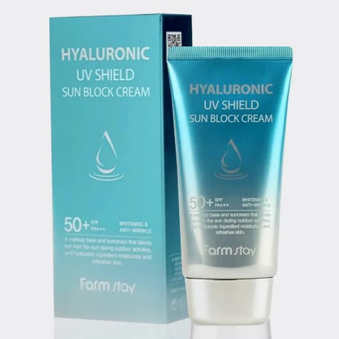 کرم ضد آفتاب آبرسان فارم استی SPF50 حجم 70 گرم مدل Farm Stay Hyaluronic UV Shield Sun Block Cream — تصویر ۲