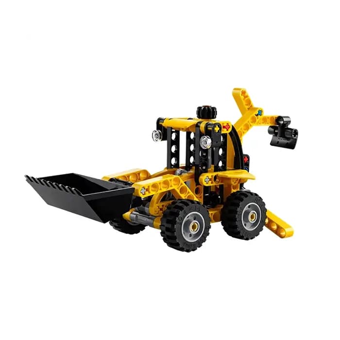 ساختنی لگو تکنیک مدل 42197 بکهو لودر Backhoe Loader اورجینال