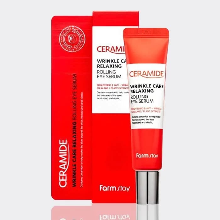 سرم رولی دور چشم سرامید ضد چروک فارم استی حجم 25 میل مدل Ceramide Wrinkle Care Relaxing Rolling Eye Serum — تصویر ۲