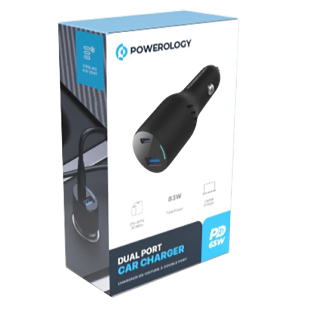شارژر فندکی دو پورت Powerology — تصویر ۵