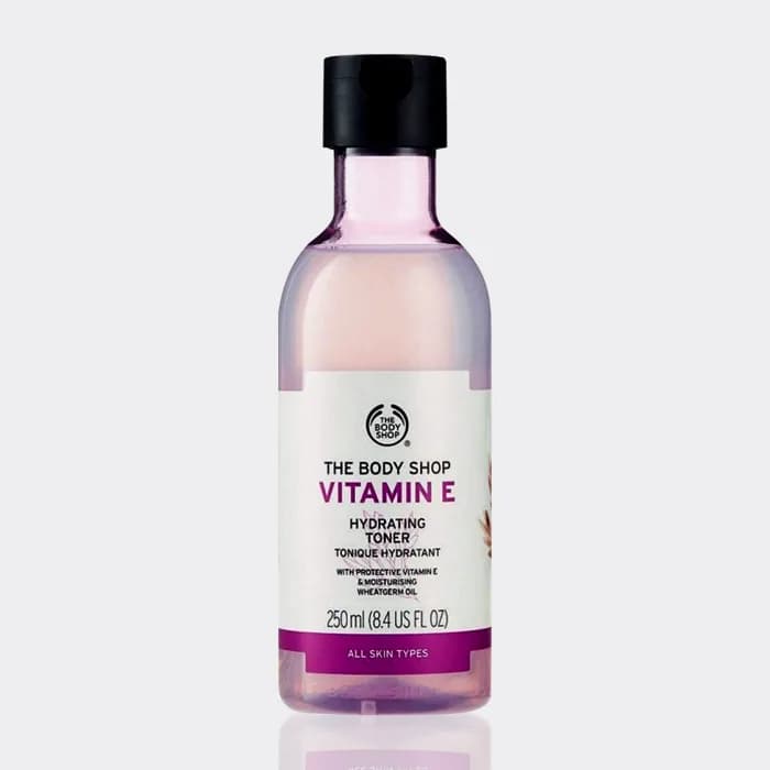 تونر آبرسان و روشن کننده ویتامین E بادی شاپ 250 میل مدل Vitamin E Hydrating Toner