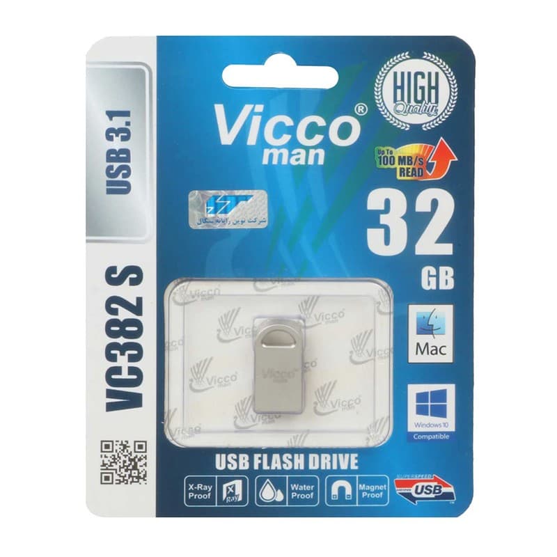 فلش 32 گیگ ویکومن Vicco Man VC382 USB 3.0 — تصویر ۳