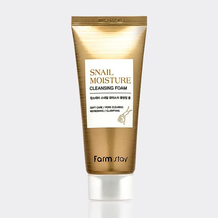 فوم شستشوی مرطوب کننده حلزون فارم استی 100 میل مدل Snail Moisture Cleansing Foam