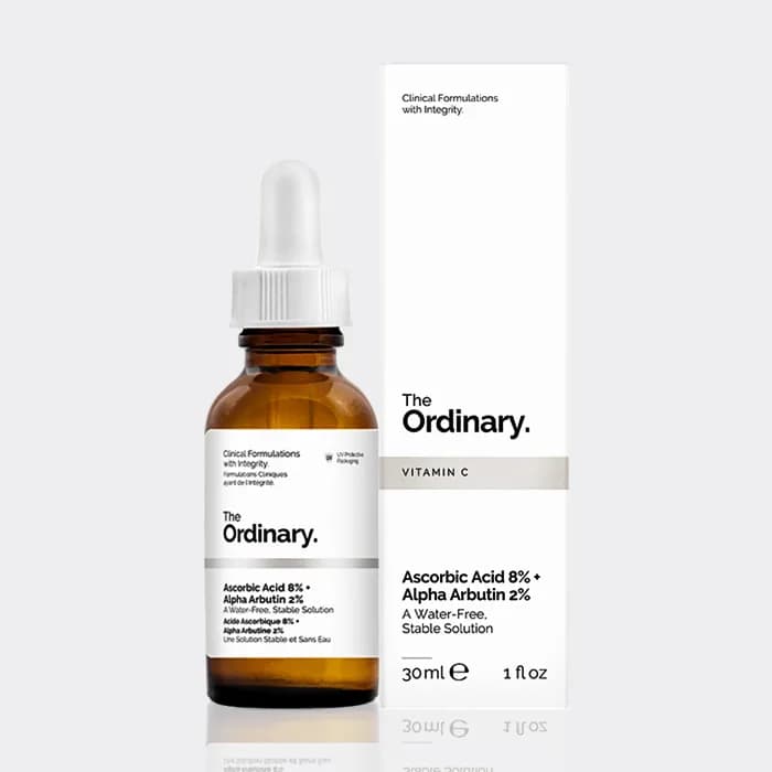 سرم ضد لک آسکوربیک اسید (ویتامین سی) + آلفا آربوتین اوردینری (۳۰ میل) مدل 2% Serum