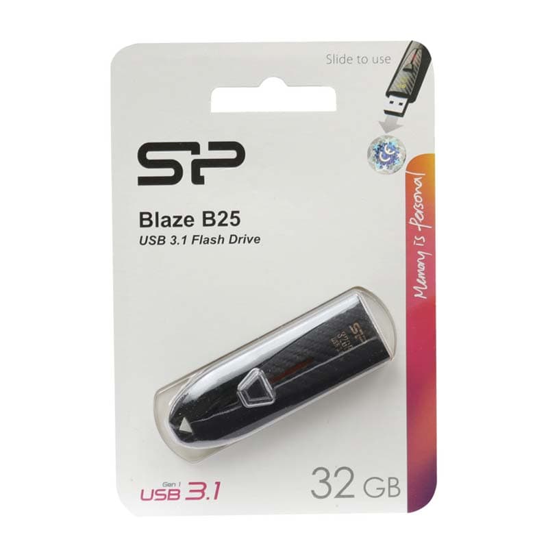 فلش 32 گیگ سیلیکون پاور Silicon Power Blaze B25 USB3.2 — تصویر ۲