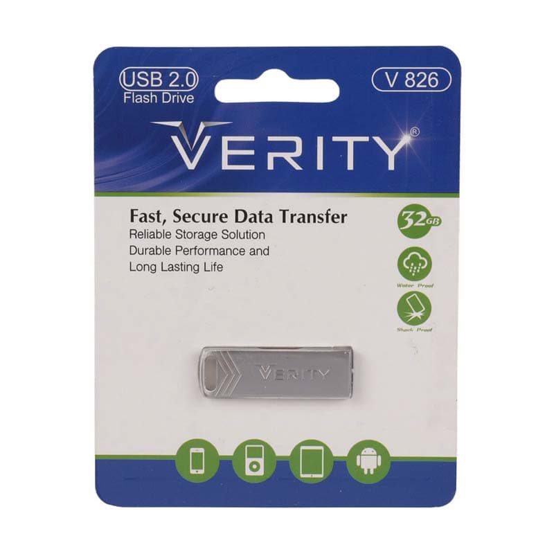 فلش 32 گیگ وریتی VERITY V826 USB2.0 — تصویر ۲