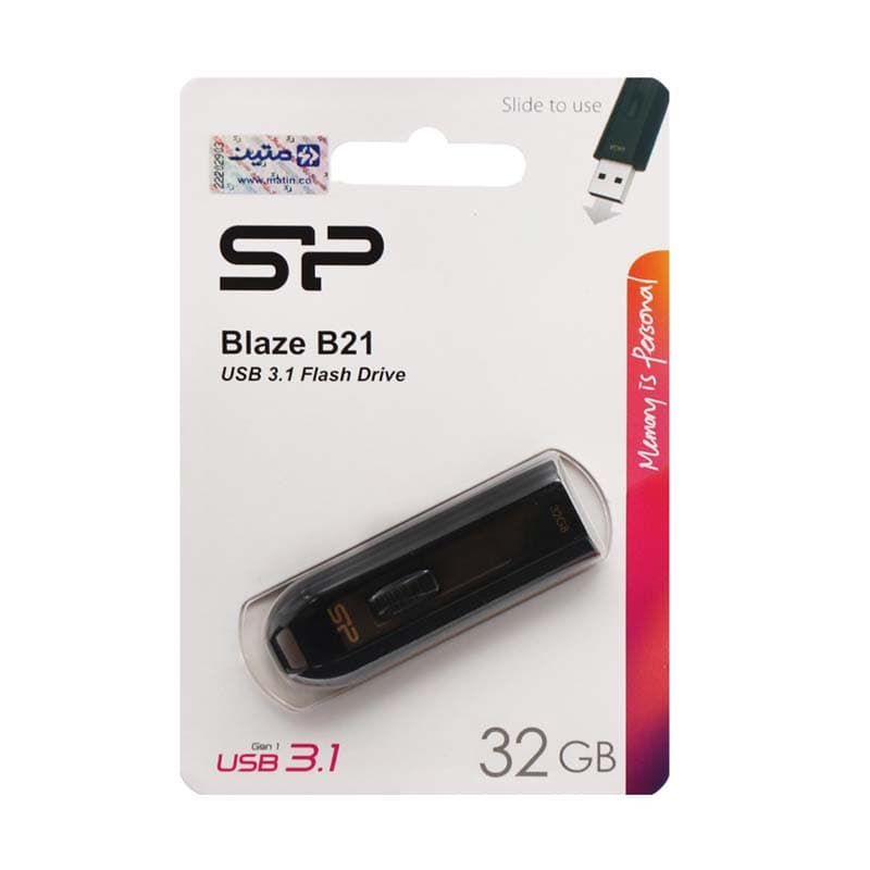 فلش 32 گیگ سیلیکون پاور Silicon Power Blaze B21 USB3.1 — تصویر ۲