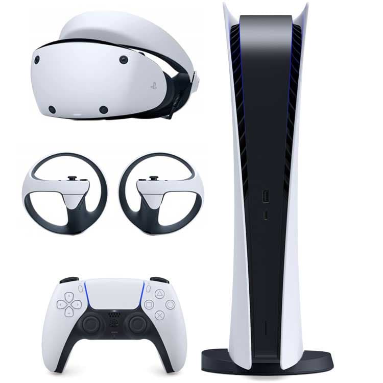 کنسول بازی پلی استیشن 5 دیجیتال PlayStation بهمراه هدست PS VR2