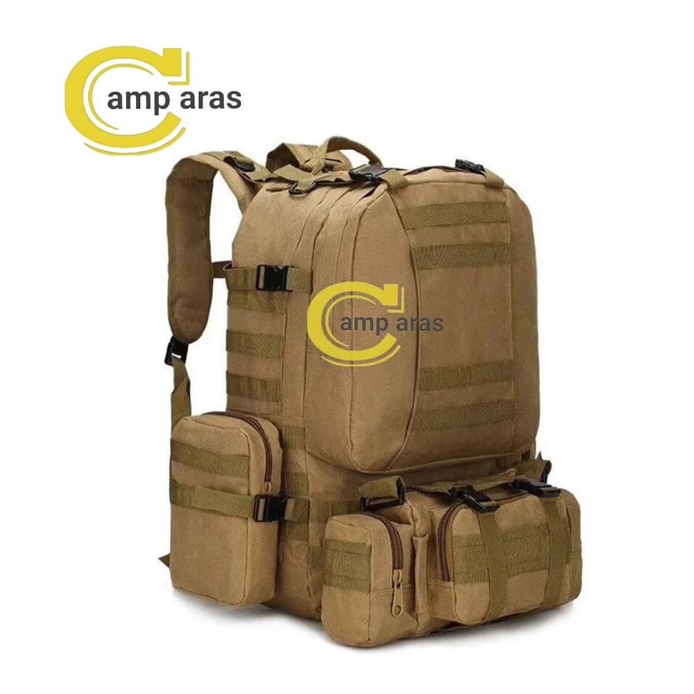 کوله پشتی تاکتیکال چهار تکه 60 لیتر TACTICAL اورجینال
