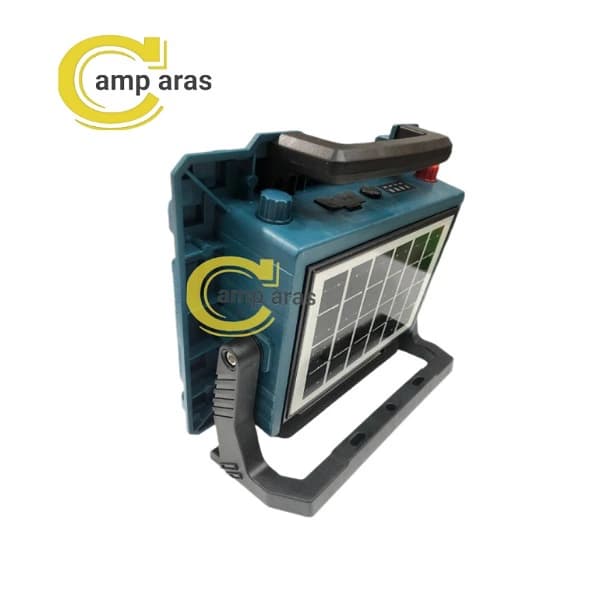 پروژکتور شارژی خورشیدی 200 وات SOLAR W8111-1 پایه دار — تصویر ۵