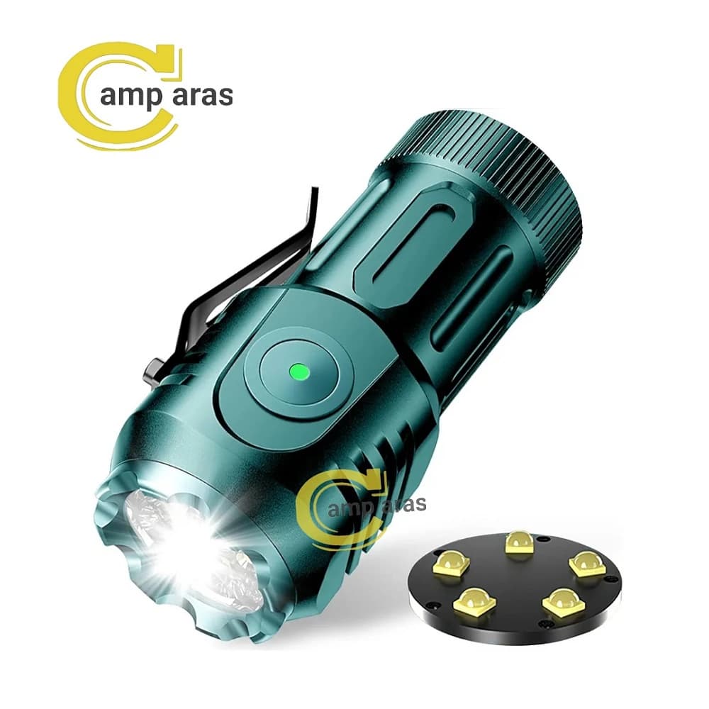 چراغ قوه جیبی کینساچ 5 لامپ KINSACH KS-F50 اورجینال