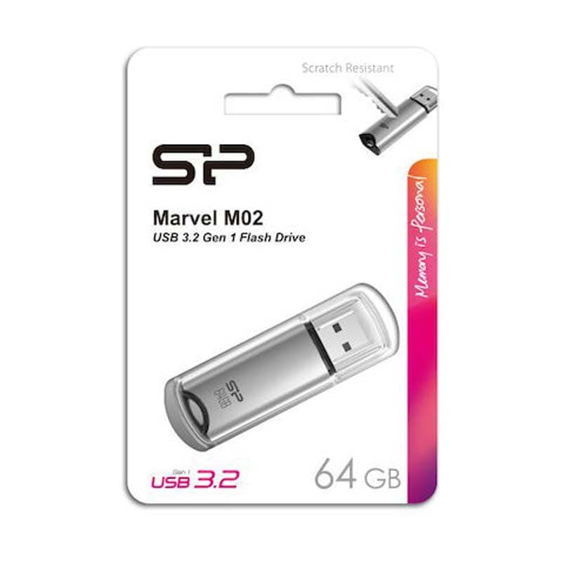 فلش 64 گیگ سیلیکون پاور Silicon Power Marvel M02 USB3.2 — تصویر ۲