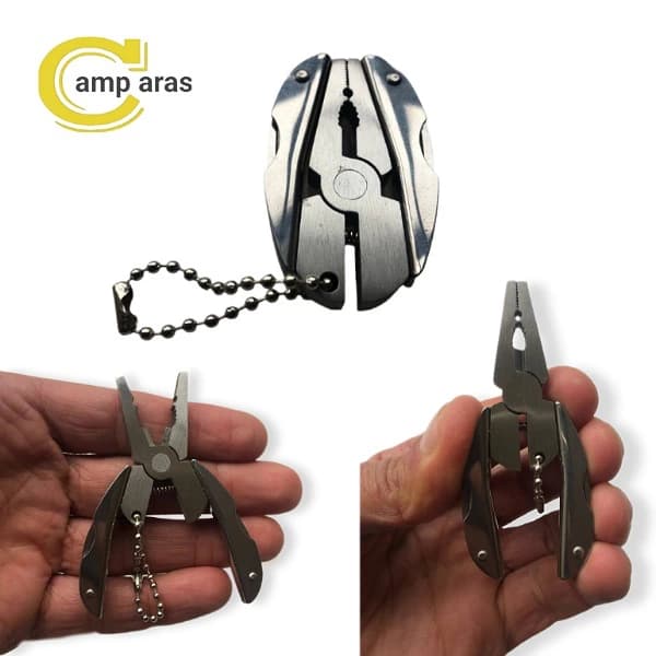 انبردست جیبی همه کاره تاشو ضد زنگ مدل RH-24S — تصویر ۶