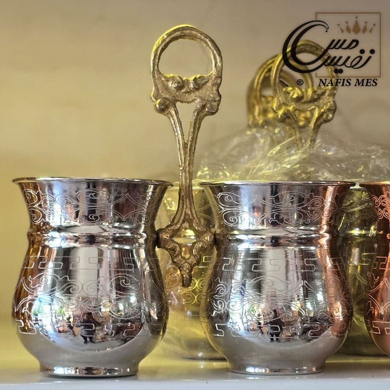 جا قاشقی کروم طرح دار مدل المیرا — تصویر ۲