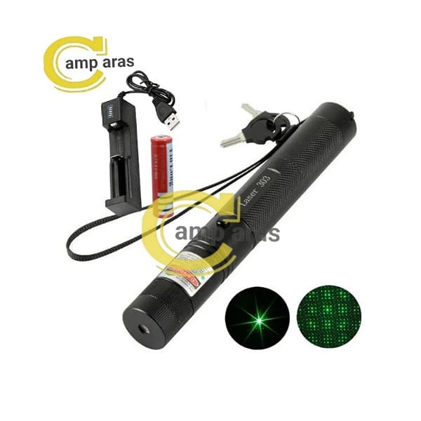 لیزر پوینتر شارژی نور سبز اورجینال MR-LASER 303 — تصویر ۸
