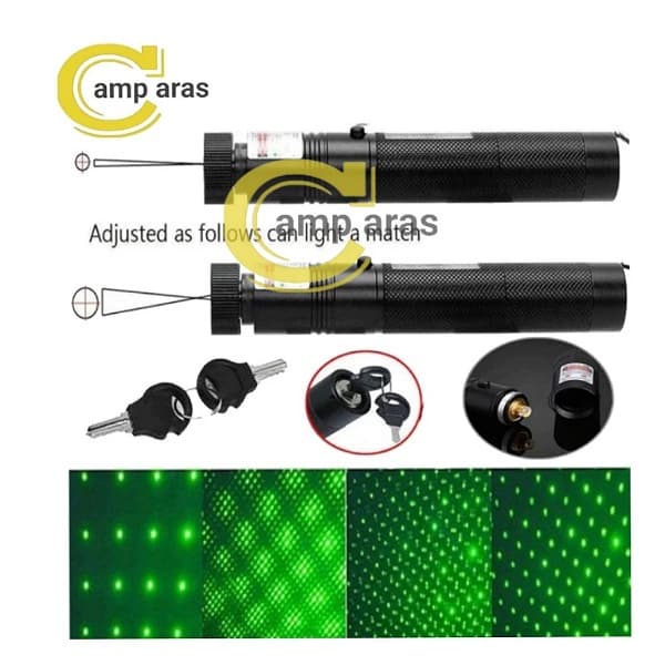 لیزر پوینتر شارژی نور سبز اورجینال MR-LASER 303 — تصویر ۲