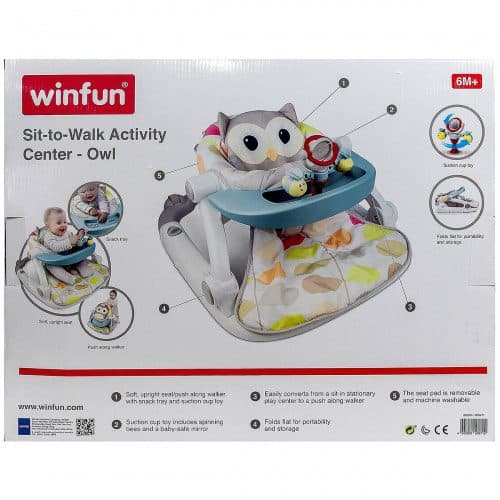 واکر و روروئک 3 کاره جغد وین فان winfun 00805200 — تصویر ۴