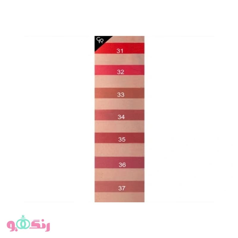 رژ مایع مات بادوام گلدن رز شماره 19 — تصویر ۴