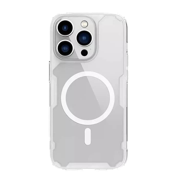 کاور گوشی اپل iPhone 15 Pro Max نیلکین مدل Nature TPU Pro Magnetic - انتخاب موبایل
