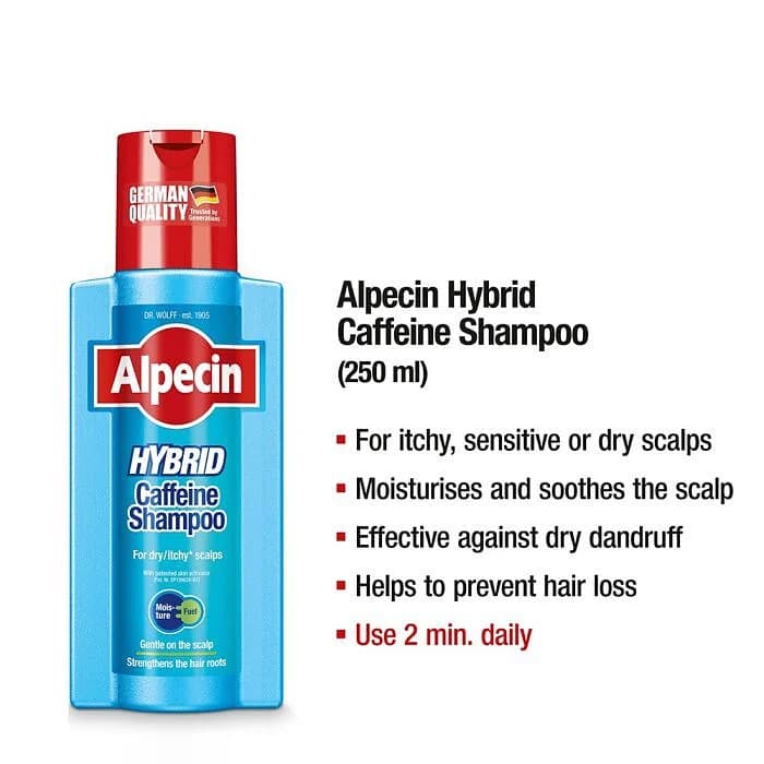 شامپو ضد ریزش Hybrid Sensitive آلپسین حجم 200 میلی لیتر — تصویر ۳