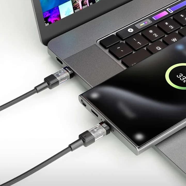 کابل شارژ سریع پرودو 100 وات USB-C به USB-C — تصویر ۲