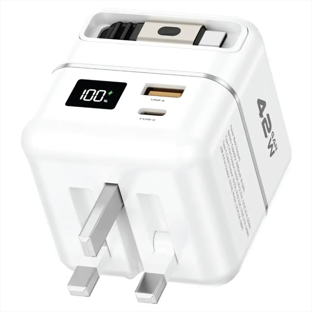 شارژر گرین لاین GaN 42W با پاوربانک 5000mAh مدل GNGAN42PB10 — تصویر ۴