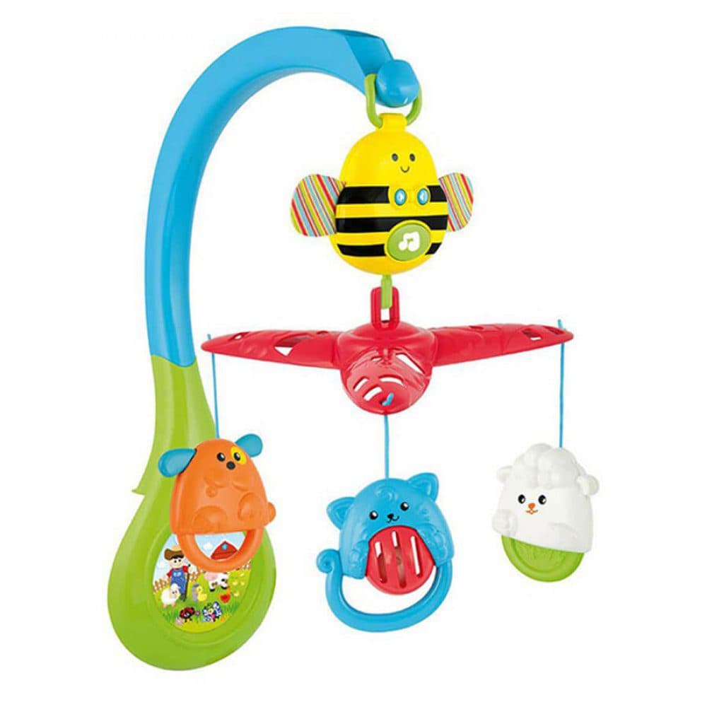 آویز بالا تخت مدل زنبور وین فان 3 کاره winfun Busy Bee Mobile 856 — تصویر ۳