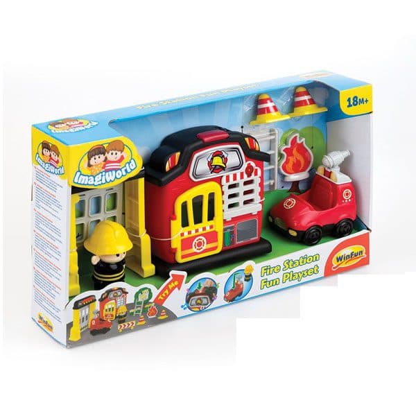 ست ایستگاه اتش نشانی وین فان Fire Station Fun Playset 1307 — تصویر ۲