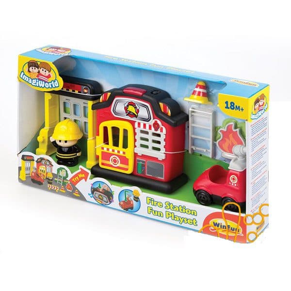 ست ایستگاه اتش نشانی وین فان Fire Station Fun Playset 1307 — تصویر ۳