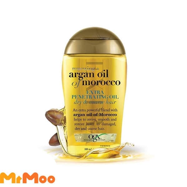 روغن مو OGX Argan حجم 100 میل | روغن آرگان برای نرمی و درخشندگی مو