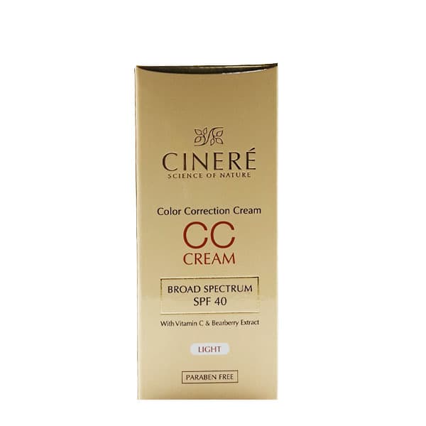 سی سی کرم SPF40 لایت سینره 40 میلی لیتر — تصویر ۷